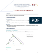 Clase No. 11 Relaciones Trigonométricas de Triángulos