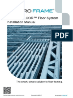 ENDUROFLOOR™ Floor System Installation Manual: The Smart, Simple Solution To Floor Framing