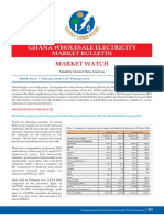Ghana Wholesale Electricity Market Bulletin