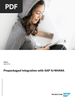 Prepackaged Integration With SAP S4HANA