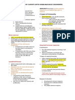 Nursing Care of Clients With Immunologic Disorders: Immune System