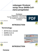 Perkembangan Virulensi (Pathogenicity) Virus Sars-Cov-2 Selama Pengobatan