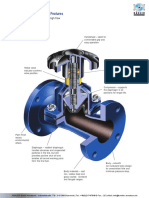 KB Type Design Features Contribute to Low Pressure Drop and Long Valve Life