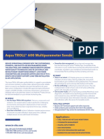 Aqua TROLL® 600 Multiparameter Sonde: Applications