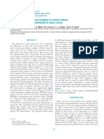 Using Serum and Plasma Samples To Assess Failure of Transfer of Passive Immunity in Dairy Calves