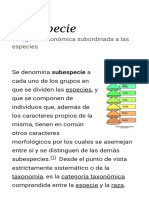 Subespecie - Wikipedia, La Enciclopedia Libre PDF