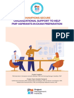 Organizational Support To Help PMP Aspirants in Exam Preparation