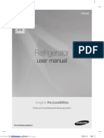 Refrigerator: User Manual