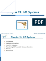 Chapter 13: I/O Systems: Silberschatz, Galvin and Gagne ©2009 Operating System Concepts - 8 Edition