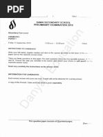 2010 Catholic High Chemistry Prelim | PDF | Sodium | Chlorine