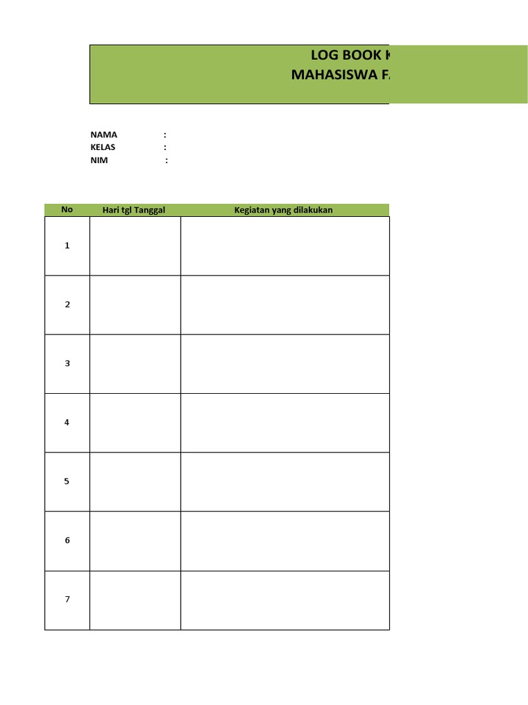 Log Book Kegiatan Praktek Kewirausahaan | PDF | Pengelolaan Keuangan & Uang