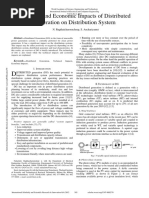 Technical and Economic Impacts of Distributed Generation On Distribution System