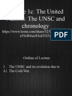 H1 Lecture 1c UNSC Chronology