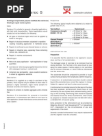 Renderoc RG Technical Data Sheet | PDF | Concrete | Building Engineering