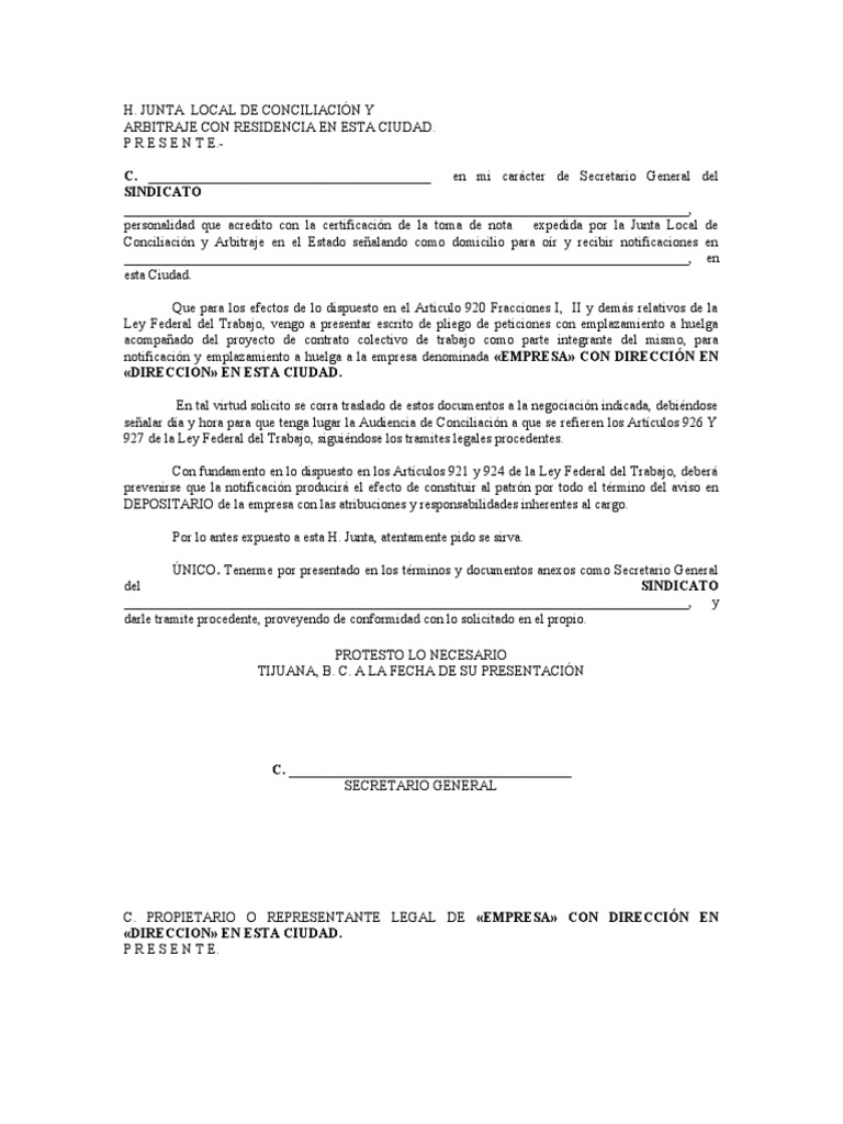 Contrato de trabajo pdf