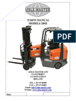 PARTS MANUAL MODELS 20SE SECTION OVERVIEW