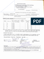 SEM Requisition Form for Structural Analysis of Pervious Concrete Samples