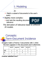 Basic IR: Modeling