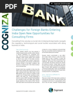 Challenges For Foreign Banks Entering India Open New Opportunities For Consulting Firms PDF