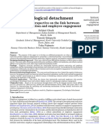 Psychological Detachment: A Creativity Perspective On The Link Between Intrinsic Motivation and Employee Engagement