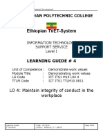 Ethiopian TVET-System: Debre Birhan Polytechnic College