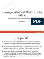 Bash Shell I/O dan ANSI Color