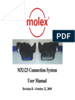 MX123 Connection System User Manual Summary