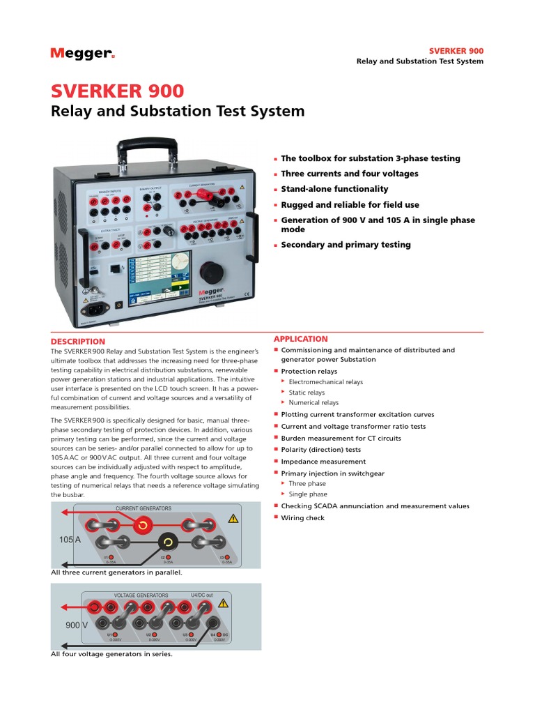 Sverker 900: Relay and Substation Test System | PDF | Relay ...
