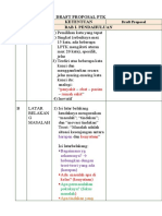 Contoh Poin DRAFT PROPOSAL