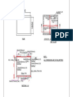 Under Ground Watertank Top Slab Plan: RCC Retaining Wall 175mm THK