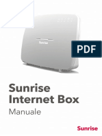 Sunrise Home Manuale Sunrise Internet Box New Firmware I