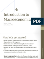 Eco 104: Introduction To Macroeconomics: Lecture 2, 3, 4 Parisa Shakur (PSK)