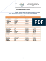 Master FPF - Admissibles - Testoral - SALARIES PDF