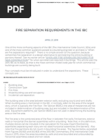 Fire Area & Separation