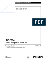 Data Sheet: UHF Amplifier Module
