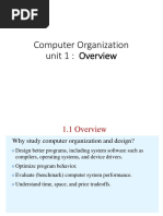 Lecture 1 Overview of COA