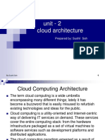 Unit - 2 Cloud Architecture: Prepared By: Sushil Sah
