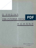Romeo Ionescu - O Pagina Din Istoria Masoneriei Romane PDF