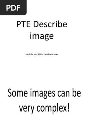 PTE Speaking - Describe Image