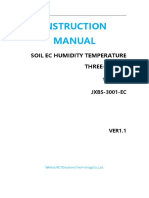Instruction Manual: Soil Ec Humidity Temperature Three-In-One