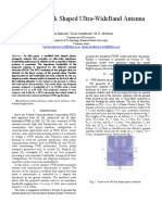 Modifided Fork Shaped Ultra-Wideband Antenna: Pawan Mahicha, Girish Awadhawal, M. K. Meshram