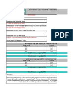 Detention calculator