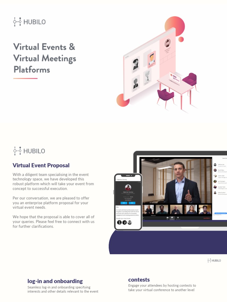 Hubilo - Virtual Event Feature Set | PDF | Social Media | Popular ...