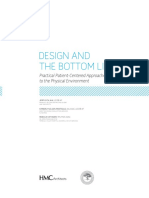 Design and The Bottom Line:: Practical Patient-Centered Approaches To The Physical Environment