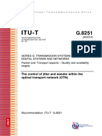 Itu-T: The Control of Jitter and Wander Within The Optical Transport Network (OTN)