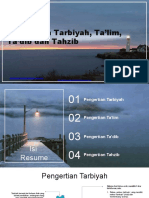 Fauzi Fazrur Rasyid - 0310202063 - T.BIO3 - Pengertian Tarbiyah, Ta'lim, Ta'dib, Tahzib