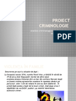 Proiect Criminologie