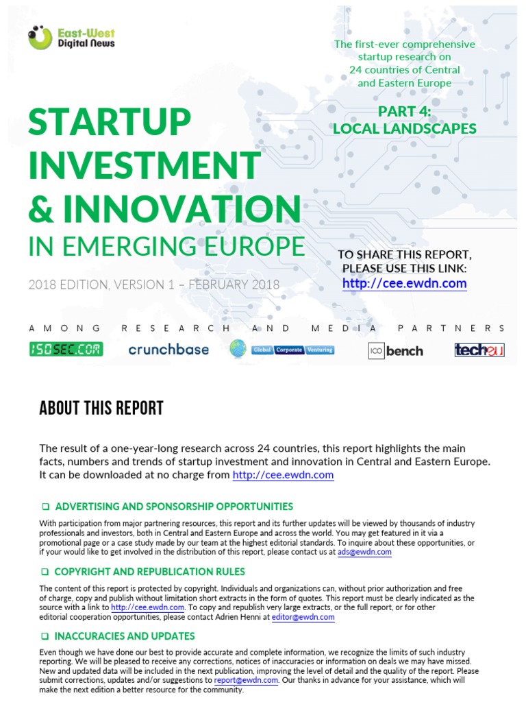 Cee Countries PDF | PDF | Startup Company | Small Business & Entrepreneurs