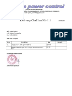 Challan SPC - 110 - Cable