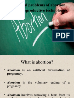 Bioethical challenges of abortion and ART
